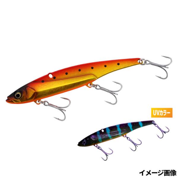 ジャッカル ルアー ビッグバッカー E-バイブ 40g アカキン/UVストライプ【ゆうパケット】