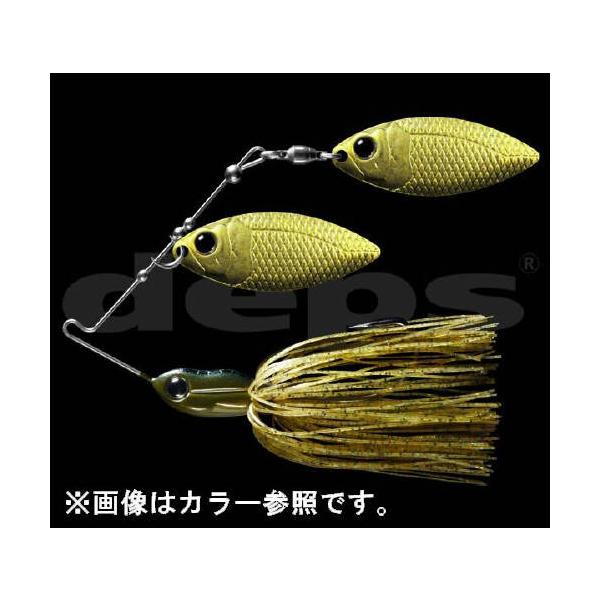 【現品限り】 デプス スピナーベイト ミニブロス １／２ｏｚ ダブルウィロー ０４（クラックルクロウＦ／Ｒマットゴールド）【ゆうパケット】