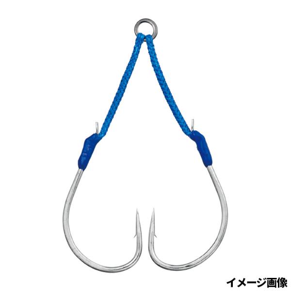 がまかつ  ●サイズ:ノーマル #6/0 ●フック:#6/0 ●入数:2組 ●線径:1.77mm ●PE:25号 ●寸法:27mm|【がまかつ/Gamakatsu】青物・根魚・真鯛など、魚種・タックルを問わず使用できるスタンダードジギングフ...