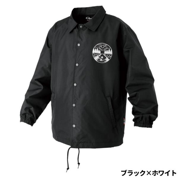 Gamakatsu GM-3793 コーチジャケット LL-3L Gamakatsu（がまかつ） ウェア コーチジャケット LL-3L ブラック
