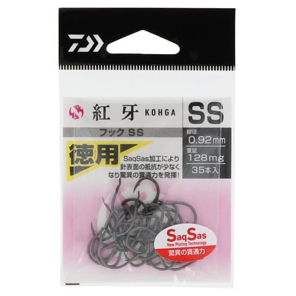 他サイト： ダイワ 紅牙 フック SS 徳用 SS【ゆうパケット】の商品画像