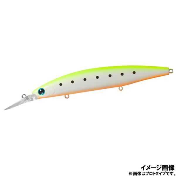 ダイワ  ●カラー:ラトリン太刀グローイワシ ●サイズ:125S-DR ●全長:125mm ●自重:26.5g ●釣り方、フィールド:ソルトルアー（ショア） ●代表対象魚:スズキ（シーバス・鱸）|小沼正弥完全監修。テッパンだけでは芸が無い、...