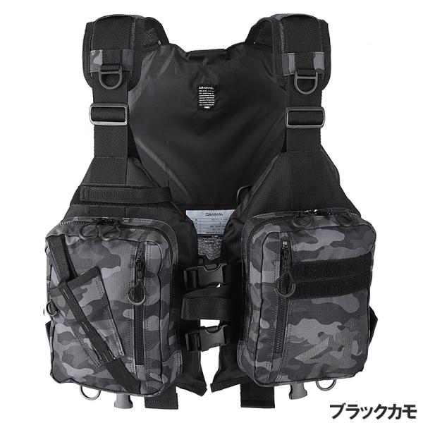 Daiwa 迷彩バックパック フリーサイズ　ゲームベスト Amazon | ダイワ(DAIWA) PDゲームベストDF-6624 ブラック フリー