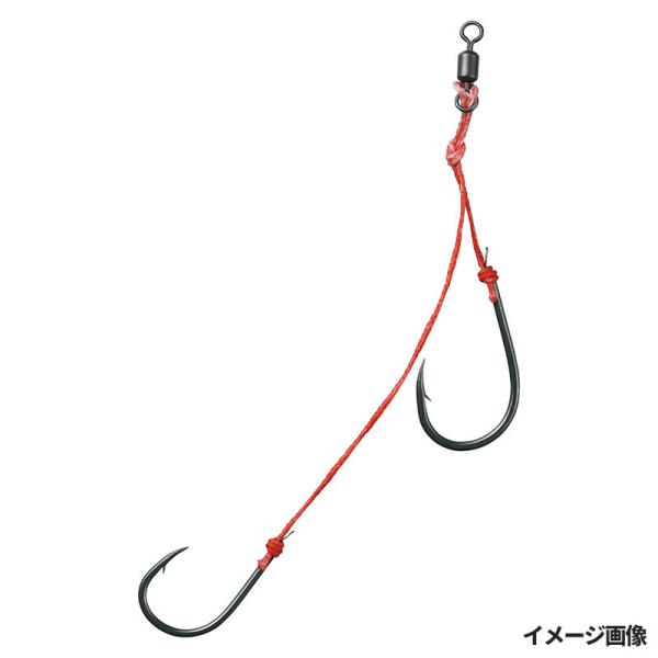 ダイワ 紅牙  【仕様】紅牙遊動テンヤSSシリーズに使用されている基本寸法仕様。 ●入数:2 ●釣り方、フィールド:ソルトルアー（オフショア） ●代表対象魚:タイ（鯛）|親針も孫針も貫通力抜群のサクサス仕様。フロロ芯入りPEライン使用。張り...