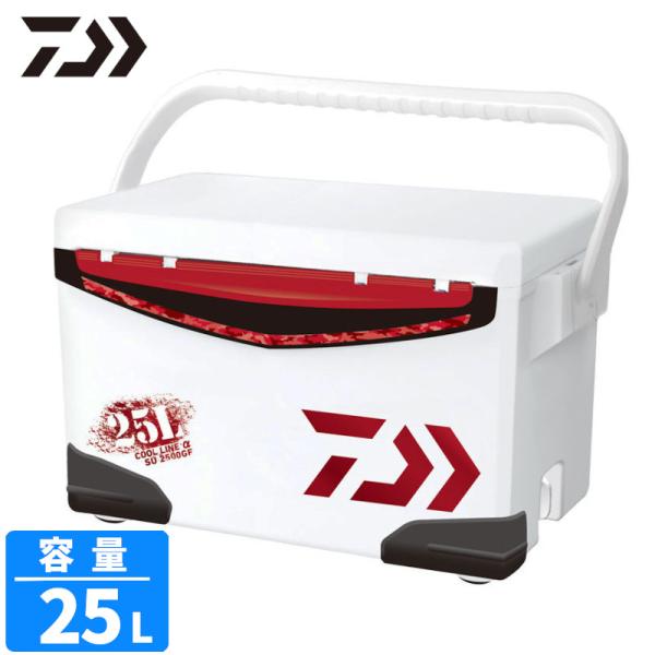 DAIWA - ダイワ クールラインα II GU 2500 レッド クーラーボックス DAIWA（釣り） ダイワ クールラインα2（アルファ2