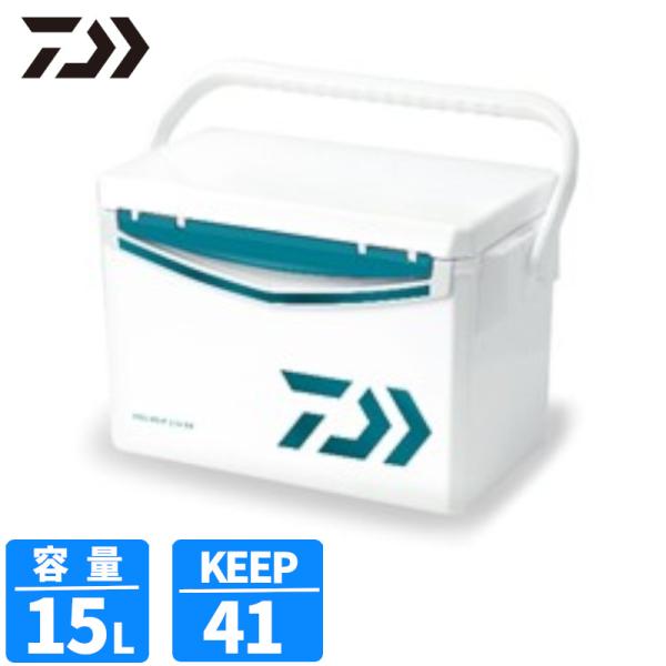 ダイワ  ●カラー:グリーン ●サイズ:GU1500 ●自重:3.2kg ●容量:15L ●内部寸法1:[縦(奥行)×幅×高さ]17×36×23cm ●外部寸法1:[縦(奥行)×幅×高さ]25×47.5×30cm ●断熱素材:(上フタ)スチ...