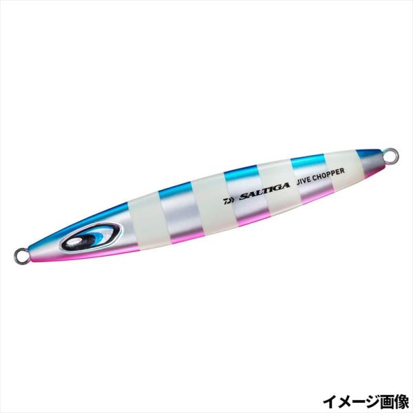 ダイワ ソルティガ  ※塗装の上塗りは、変質や不具合を起こす場合があります。あらかじめご了承ください。 ●カラー:MLブルピンゼブラグロー ●サイズ:130g ●全長:122mm ●自重:130g ●全長（インチ）:4.8インチ ●自重（オ...