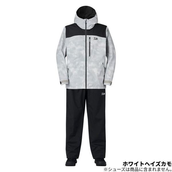 ダイワ ウェア DR-3625 RAINMAX レインスーツ XL ホワイトヘイズカモ