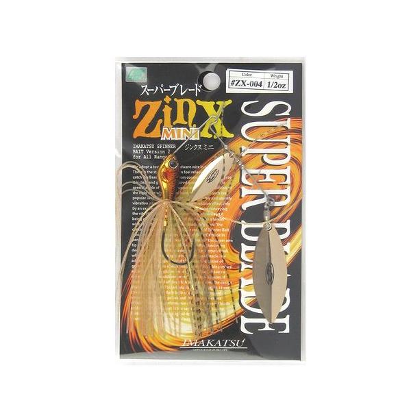 【現品限り】 イマカツ スピナーベイト ジンクスミニ スーパーブレード TG 1/2oz #ZX-004メッキゴールド【ゆうパケット】