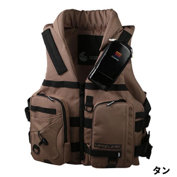 オレンジブルー ライフジャケット MZLJ-771mazume コアライフジャケット タン オレンジブルー ライフジャケット mazume コアライフジャケット フリー