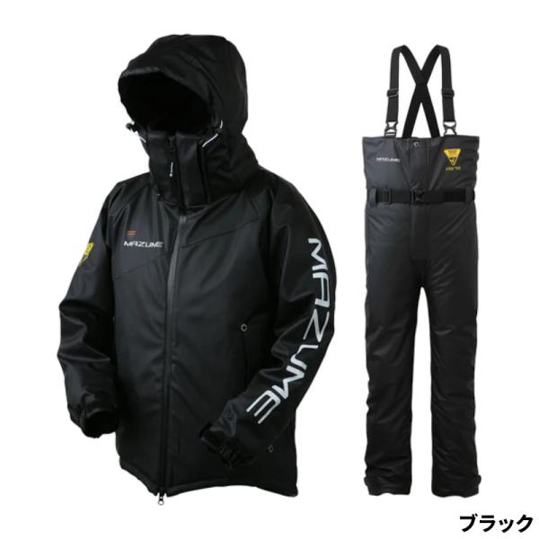 マヅメ防寒着　ラフウォーターオールウェザースーツ　Lサイズ オレンジブルー 防寒ウェア マズメ ラフウォーター オールウェザー