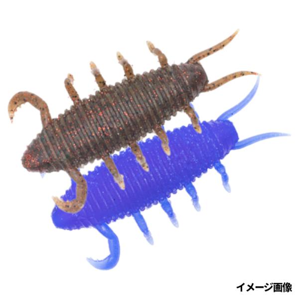 【現品限り】 ジークラック ワーム バグピー 3.5インチ #290 コバルトブルーザリ【ゆうパケット】