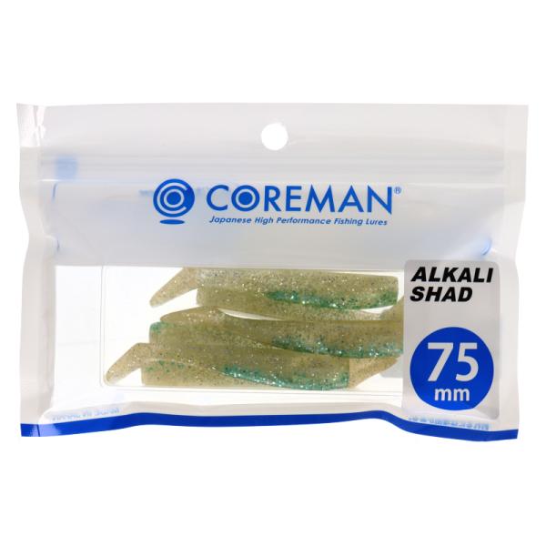 コアマン  ●カラー:#046 シャローイワシ ●サイズ:75 ●全長:75mm ●入数:6本 ●釣り方、フィールド:ソルトルアー（ショア） ●代表対象魚:スズキ（シーバス・鱸）|【コアマン/COREMAN】釣れるには理由(ワケ)がある。[...