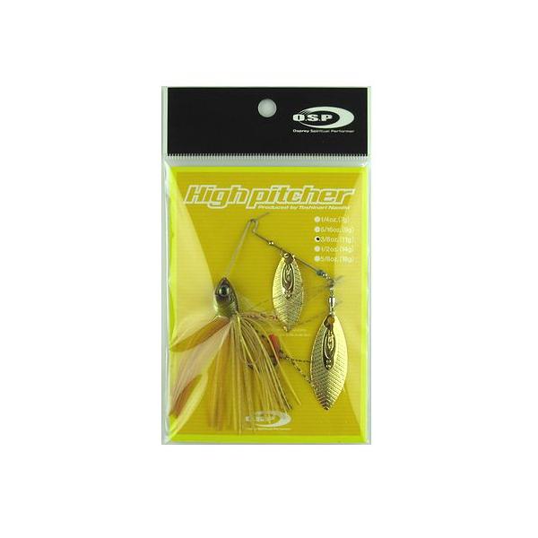 オーエスピー スピナーベイト ハイピッチャー 3/8oz DW S22 キラーゴールド【ゆうパケット】