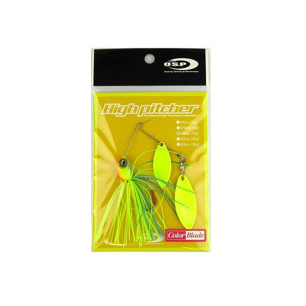 オーエスピー スピナーベイト ハイピッチャー 3/8oz DW S56 C.B.チャートブルーバック【ゆうパケット】