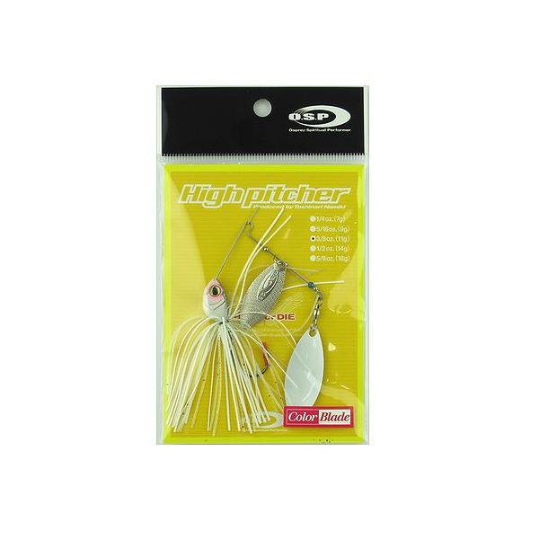 【現品限り】 オーエスピー スピナーベイト ハイピッチャー 3/8oz DW S57 C.B.パールシャッド【ゆうパケット】