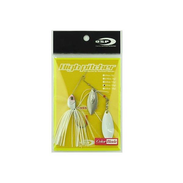 オーエスピー スピナーベイト ハイピッチャー 1/2oz DW S57 C.B.パールシャッド【ゆうパケット】
