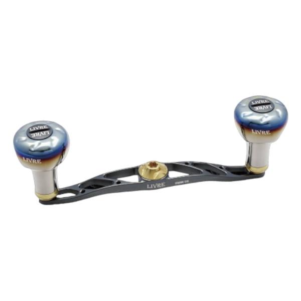 DAIWA - リブレ　クランク120 ダイワ／ABU右　ガンメタ／ゴールド リブレ リールパーツ クランク 120 ダイワ/Abu 右 ガンメタ