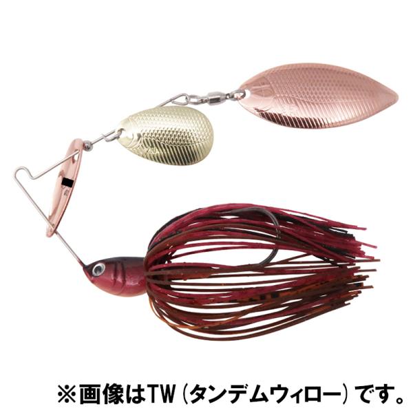 【現品限り】 ボトムアップ スピナーベイト ビーブル 1/2oz DW S412 バーニングシャッド【ゆうパケット】