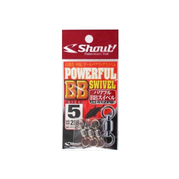 シャウト  溶接リングサイズ6mm ●サイズ:#5|「パワフルBBスイベル」は、強度面で不安のあった従来品のボールベアリングスイベルの弱点を克服。3つのパーツで構成されるベアリング部の内部構造を徹底的に改善。さらに芯材のボリュームをアップす...