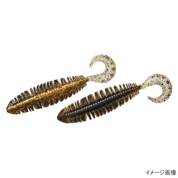 DAIWA（ダイワ） ワーム HRF HRF KJカーリー 3.8インチ クロキン