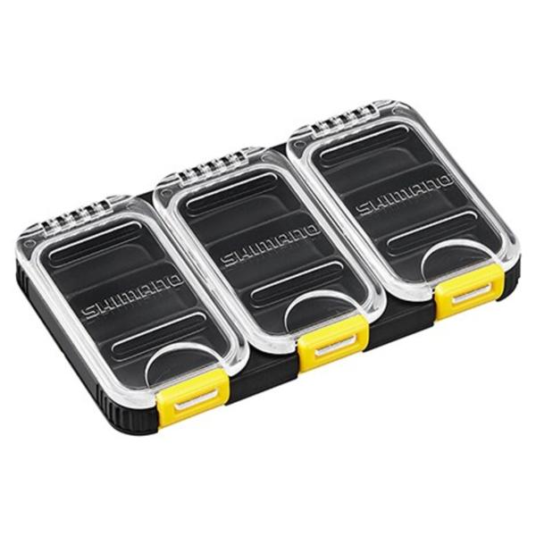 シマノ（SHIMANO） スタッフケース 仕切り3コマ CS-003Q ブラック