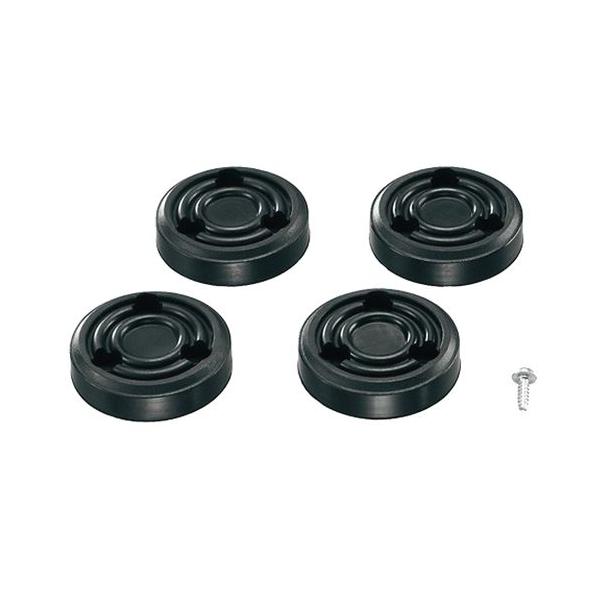 シマノ  セット内容本体：4個、ネジ：12本 素材NBR(ニトリルゴム) ●カラー:ブラック ●サイズ:41×10mm ●その他特徴1:4個入|フリーガ20L、26Lに取り付け可能。滑り止め効果、本体への衝撃吸収効果UP。 TKM-03-0...