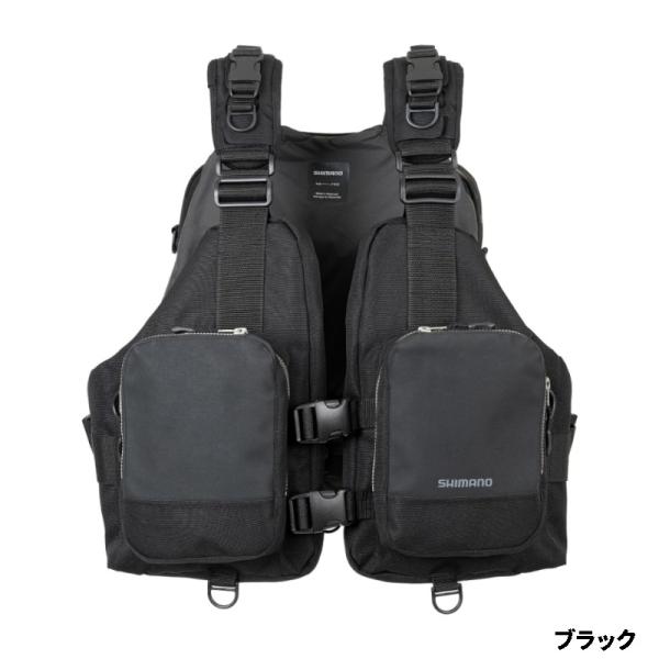 【現品限り】 シマノ ライフジャケット デタッチャブルアクトベスト ブラック VF-046V point-i_4969363826299