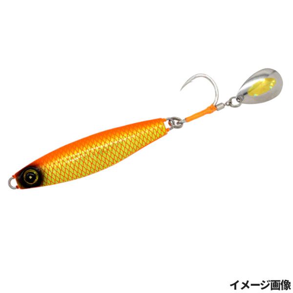 ●カラー:6.リアル魚鱗蛍光オレキン ●サイズ:50g ●自重:50g ●釣り方、フィールド:ソルトルアー（オフショア） ●代表対象魚:サワラ（鰆）|【ハヤブサ/HAYABUSA】ジャックアイシリーズ。フッキング性能が大幅に向上したリニュー...
