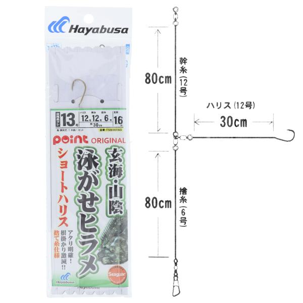 Hayabusa（ハヤブサ） ポイントオリジナル 玄海・山陰 泳がせヒラメ