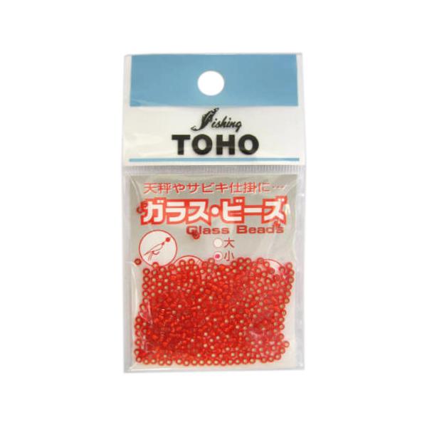 東邦産業  ●カラー:赤 ●サイズ:小|アジ・サバなどサビキ釣りにご使用ください。また、他のビーズと組み合わせると効果が増します。 TKM-12-19-01 SRS-004996624013303