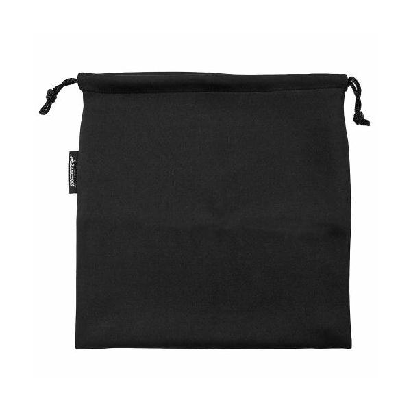 H.B コンセプト  ●カラー:ブラック ●サイズ:大 ●外部寸法:約25×25cm ●収納目安:スピニングリール5000・6000、中型電動リール ●素材1:ポリエステル|様々な小物の収納にも活躍する伸縮素材の巾着型袋。 TKM-10-0...