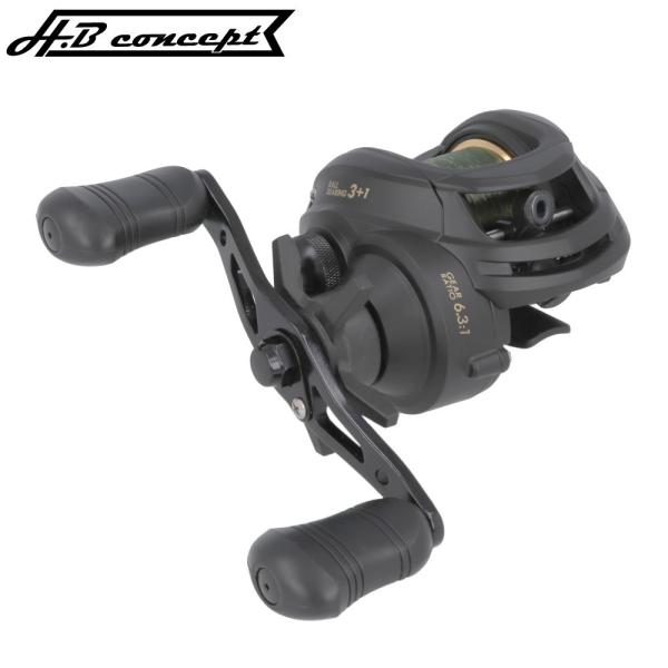 ベイトリール H.B コンセプト ブラックシュート RH 右ハンドル : 釣具