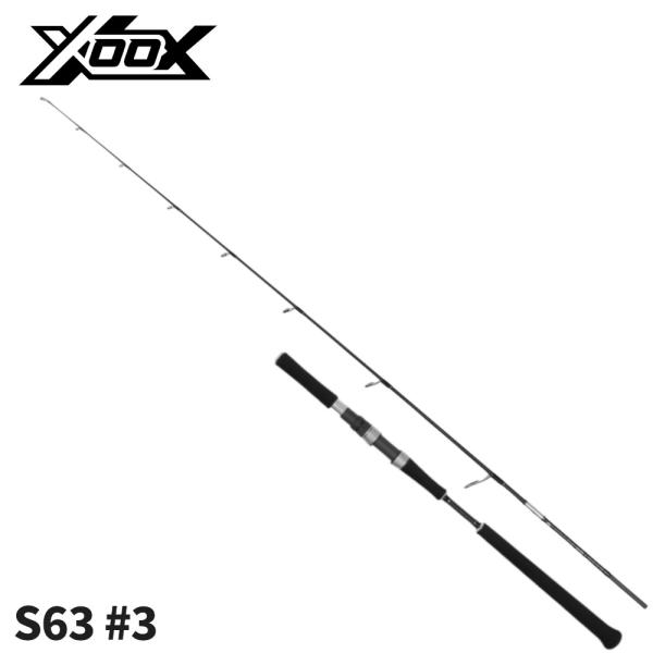 ジギングロッド XOOX JIGGING GR III LIGHT S63 #3 : 釣具の