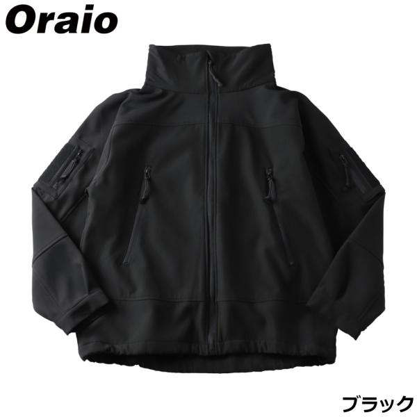 防寒ウェア Oraio(オライオ) ソフトシェルジャケット L ブラック 防寒ウェア Oraio(オライオ) ソフトシェルジャケット L ブラック