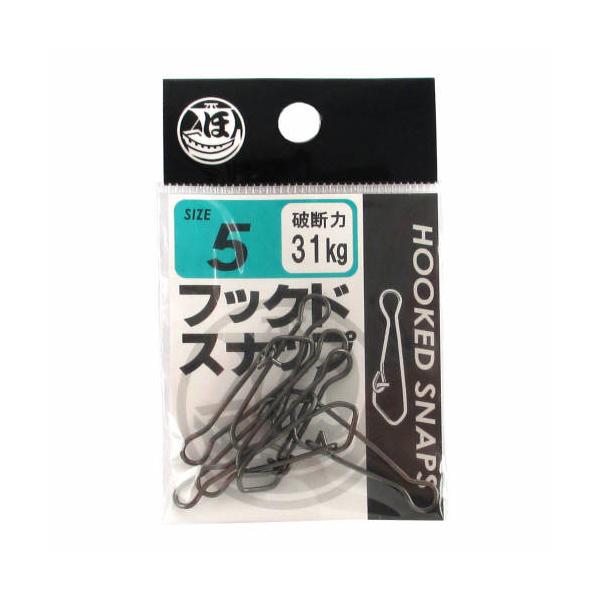 [環境美化協力商品] ●サイズ:5号 ●強度:31kg(破断力) ●入数:7個入|糸がひっかかりにくく、はめやすいスナップ。 TKM-12-02-90 SRS-004996774971119