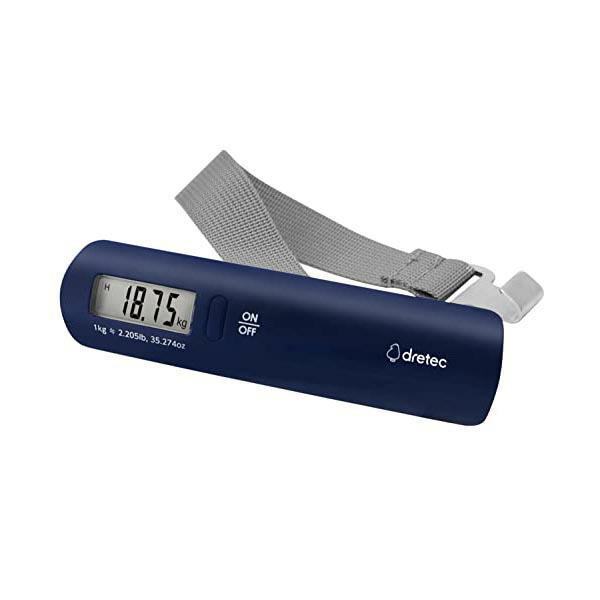 (3個セット) dretec ドリテック 日本メーカー ラゲッジスケール 旅行はかり 荷物はかり 吊り下げ デジタル 風袋引き機能 50kg