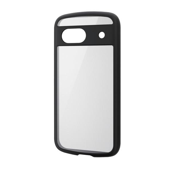 エレコム PM-P241TSLFCBK Google Pixel 8a ケース ハイブリッド カバー 衝撃吸収 軽量 薄型 カメラレンズ保護設計 ワイヤレス充電可