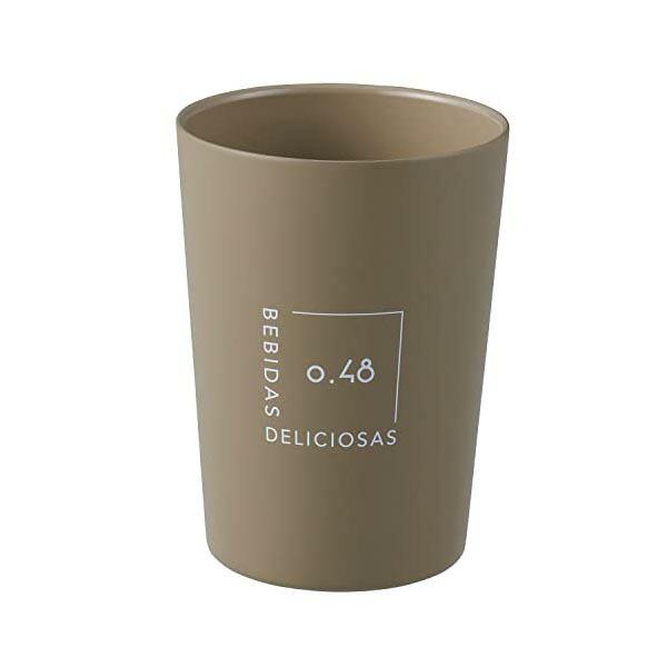 (3個セット)ベストコ タンブラー コンビニカップ コーヒー 480ml 保冷 保温 真空二重構造 シアーブラウン NM-188 グラス ステンレス マグ 真空断熱