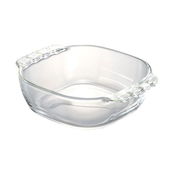 HARIO ハリオ 日本製 耐熱ガラス製 トースター皿 400ml BUONO kitchen HTZ-40-BK クリア