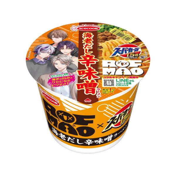 スーパーカップ エースコック スーパーカップ1.5倍×ROF-MAO 海老だし