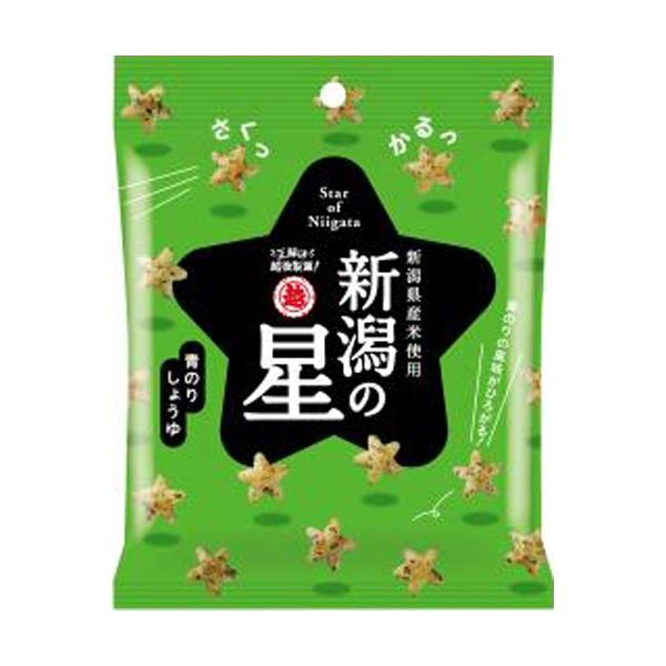 越後製菓 新潟の星 青のりしょうゆ 40g×10袋
