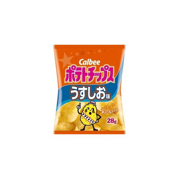 カルビー（Calbee） ポテトチップス うすしお味 28g×24入