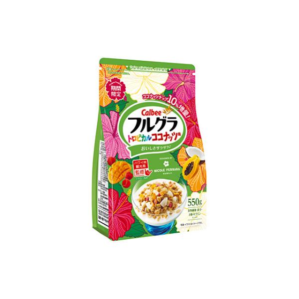 フルグラ カルビー トロピカルココナッツ味 550g×6袋 : スナック菓子の
