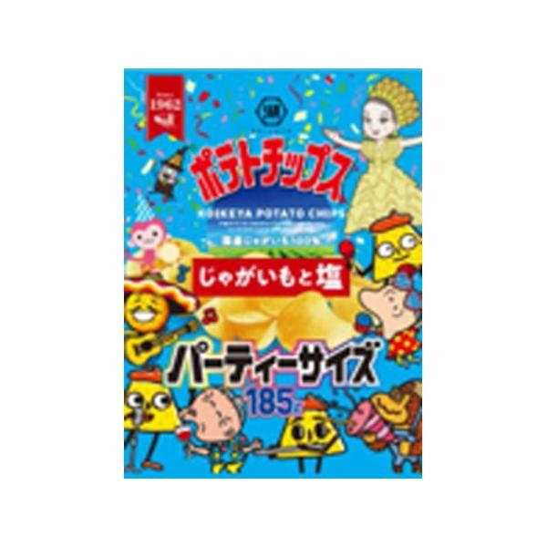 湖池屋（コイケヤ） ポテトチップス じゃがいもと塩 パーティーサイズ
