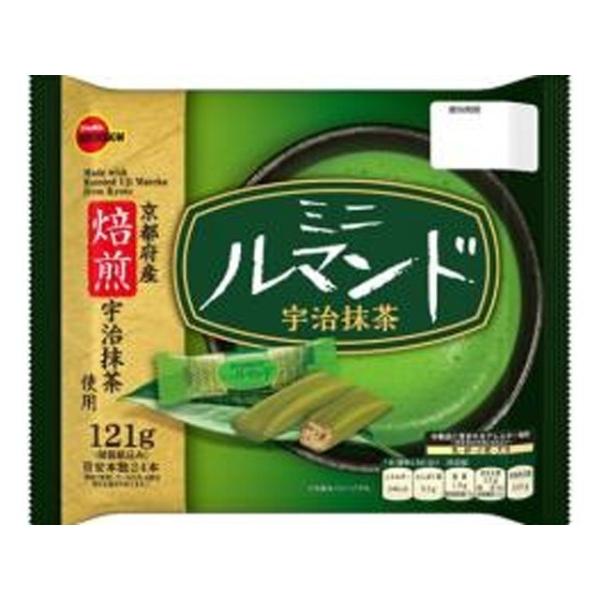 ブルボン ミニルマンド 宇治抹茶 121g×12袋 : スナック菓子のポイポイ