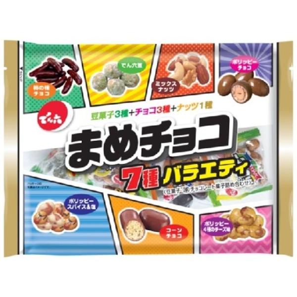 でん六 まめチョコバラエティ 170g×12袋 : スナック菓子のポイポイ