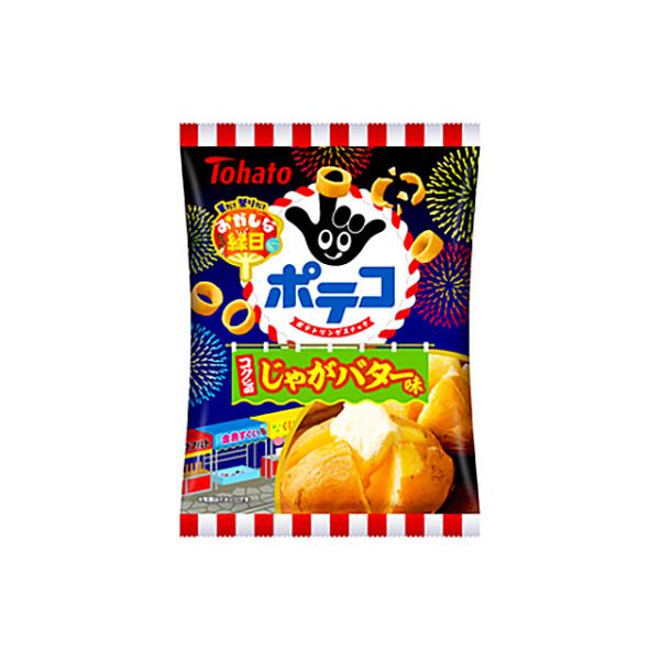 東ハト おかしな縁日 ポテコ じゃがバター味 51g×12袋