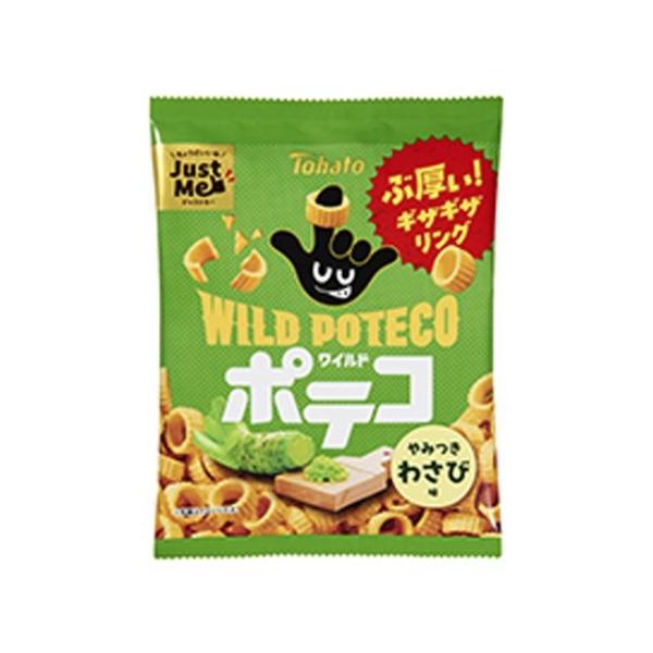 東ハト ワイルドポテコ わさび味 50g×12袋