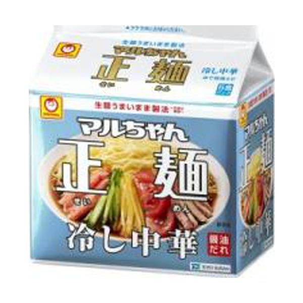 東洋水産　マルちゃん正麺 冷し中華　5食パック　×6袋入